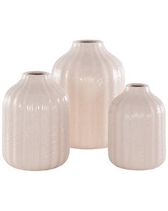 Safavieh Set Of 3 Decorative Ceramic Vases