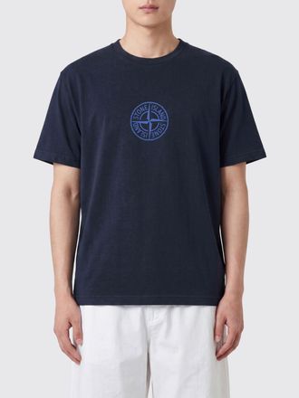 Stone Island T-shirt in cotone con logo