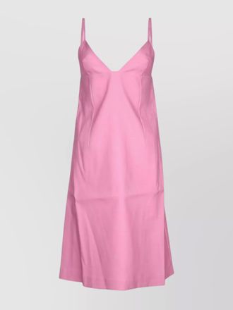 Jacquemus silk blend midi dress