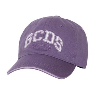 GCDS Logo Lounge Baseball Cap - Heren - Petten - Paars - ONE Size - Katoen - Accessoires