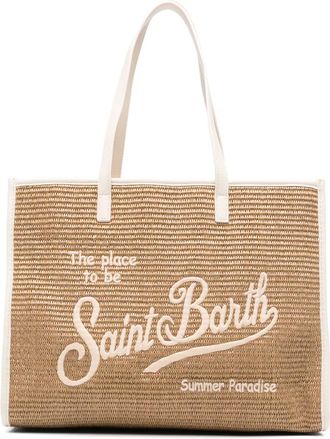 MC2 Saint Barth Vivan Straw tote bag - women - Polypropylene/Polyester/Polyurethane - OS - Neutrals