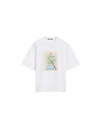 Jacquemus Mens Mens White Jacquemus The Marino T-Shirt - Size: 40