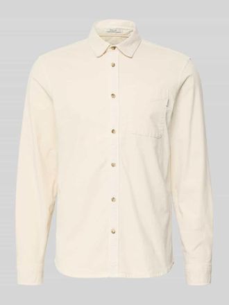 Pepe Jeans London Regular Fit Freizeithemd aus Baumwoll-Mix Modell CLAYTON in Offwhite, Gr&ouml;&szlig;e L