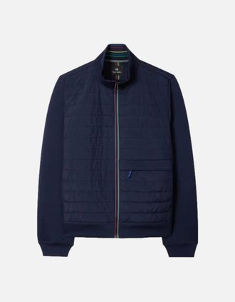 Paul Smith Mens PS Paul Smith Mixed Media Jacket 49 DK NAVY - Size: 40/Regular