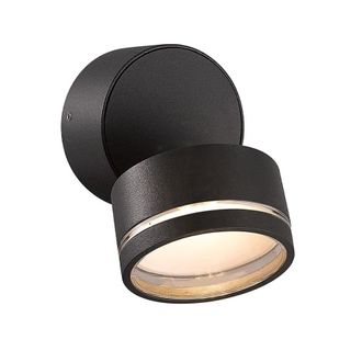 Wonderlamp Aplique de pared led exterior 6w antracita de aluminio