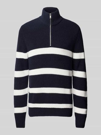 Mc Neal Troyer aus Bio-Baumwolle mit Rollkragen in Marine, Gr&ouml;&szlig;e XL