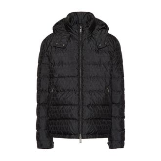 Valentino Garavani Stijlvolle jas met uniek design - Heren - Winterjassen - Zwart - 2XL - Nylon - Jassen
