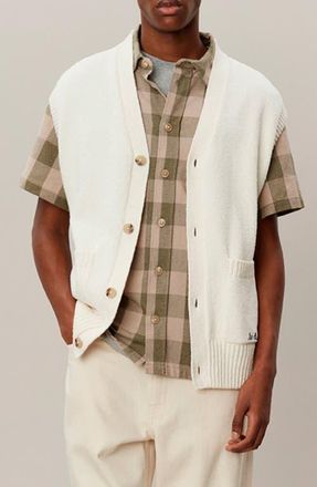 Les Deux Brad Sweater Vest in Ivory at Nordstrom, Size Small