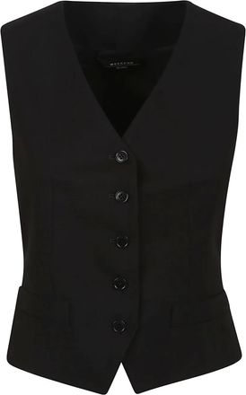 Max Mara Gilet sartoriale - Nero