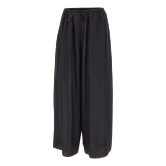 Entire studios Wide Trousers, female, Black, Size: S Vento Wide Leg