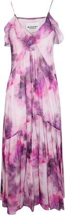 Isabel Marant Maxi Dresses, female, Pink, Size: 2XS Vasmila Dress