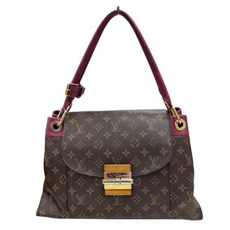Louis Vuitton Bordeaux Brown Monogram Leather Handbag Tote Bag (Pre-Owned)