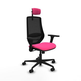 Piqueras y Crespo Piqueras Y Crespo Mardos Silla De Oficina Rosa Ergon&oacute;mica