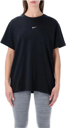 Nike Sportswear Classic Oversized T-Shirt - Dames - Sportshirts - Zwart - XS - Katoen - Fitness