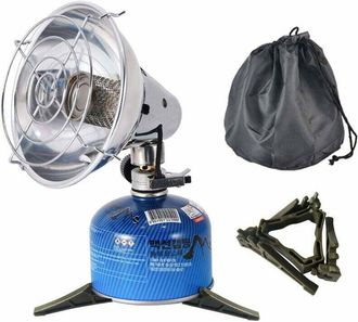 OEM Calentador De Gas Para Exteriores Con Encendedor, Digital, Port&aacute;til, Ligero, De Acero Inoxidable, Para Calentar En Invierno, Para Acampar Al Aire Libr