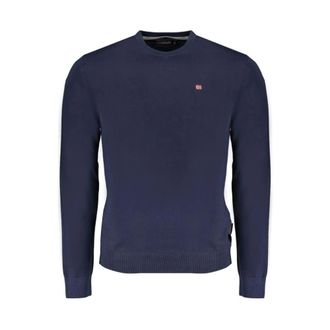 Napapijri Crew Neck Jumper - Heren - Truien - Blauw - Maat: L Katoen