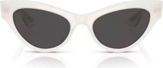 Oliver Peoples Beige Collezione Khaite OV5573SU - 1951C Acetate Cat-Eye Sunglasses