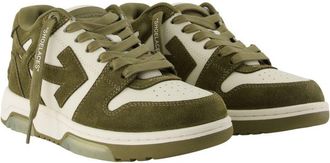 Off-white Womens Out Of Office Sneaker Khaki Calfskin