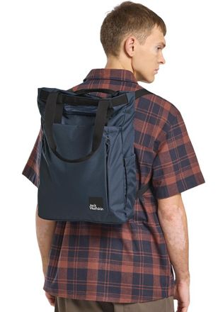 Jack Wolfskin Shopper JACK WOLFSKIN EVE, Damen, Gr. onesize, blau (midnightsky), Polyester, Taschen Shopper