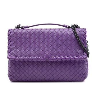 Bottega Veneta Pre-owned Bottega Veneta Small Nappa Intrecciato Olimpia Crossbody Ladies 1EXAMF1ASQIUTJ0W