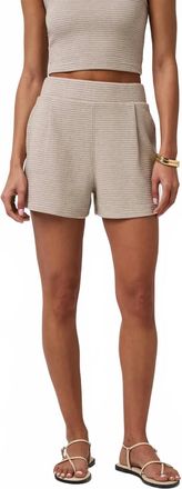 Travis Mathew Coastal Rib Yacht Me Short In Heather Soft Taupe