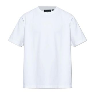 Canada Goose T-Shirts, male, White, Size: XL T-shirt with Logo Patch