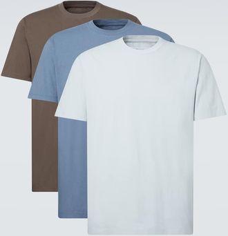 Maison Margiela Set of 3 cotton jersey T-shirts