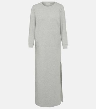 Norma Kamali Cotton-blend jersey midi dress