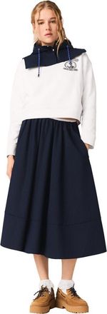 Maje Sailor print sweatshirt in White at Nordstrom, Size Medium