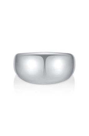Mantra I Am Powerful - Dome Ring in Silver at Nordstrom, Size 9
