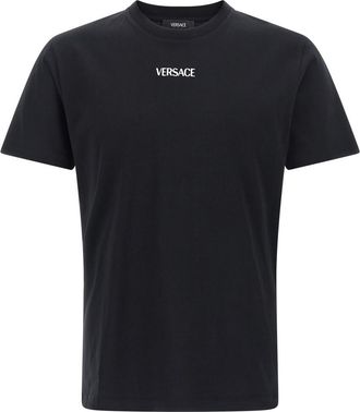 Versace Black Versace Logo T-shirt