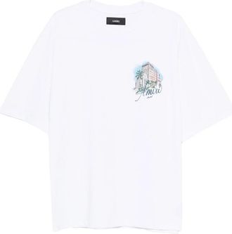 Amiri Graphic-print Drawstring T-shirt