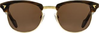 American Optical Sirmont 51mm Wayfarer Nylon Non Polarized in Chocolate Gold - Bnn at Nordstrom
