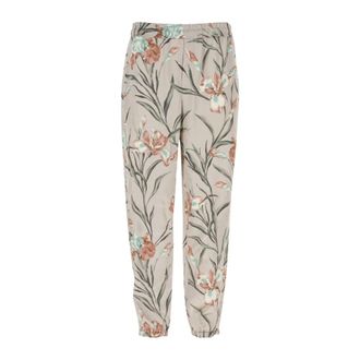 Saint Laurent Printed Satin Pant - Heren - Straight fit broeken - Veelkleurig - L - Satijn - Broeken