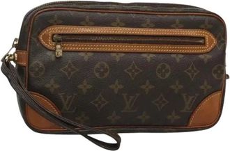 Louis Vuitton Pre-owned Clutches, female, Brown, Size: ONE SIZE Pre-owned Vintage Monogram Clutch