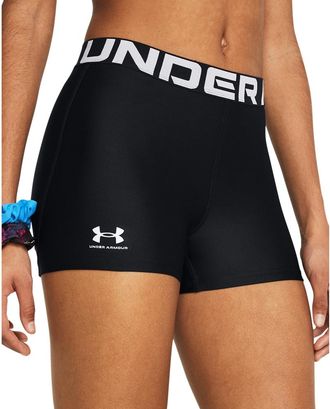 Under Armour Trainingsshorts UNDER ARMOUR UA HG SHORTY, Damen, Gr. XXL, N-Gr, weiss (schwarz,, wei&szlig;), Obermaterial: 87% Polyester, 13% Elasthan, Hosen Trainingssho