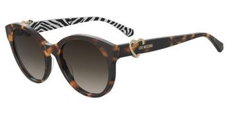 Love Moschino MOL068/S 086/HA Womens Sunglasses Tortoiseshell Size 54
