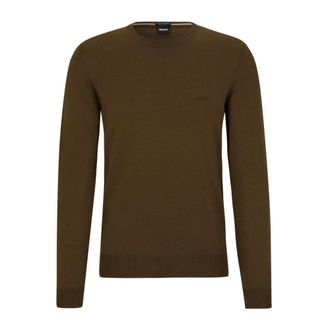 HUGO BOSS Heren, Truien, Bruin, Maat: 2XL Wol