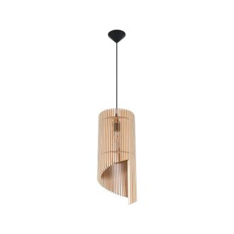 Sollux Lighting L&aacute;mpara de techo madera natural madera alt. 120 cm