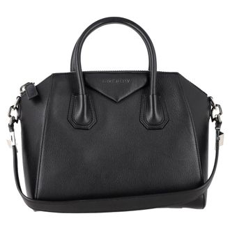 Givenchy Givenchy Kleine Antigona Handtas in Zwart Kalfsleer
