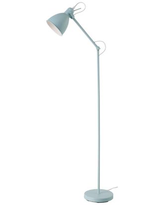 Eglo Eglo Priddy 1 Light Floor Lamp With Green Finish & Green Metal Shade