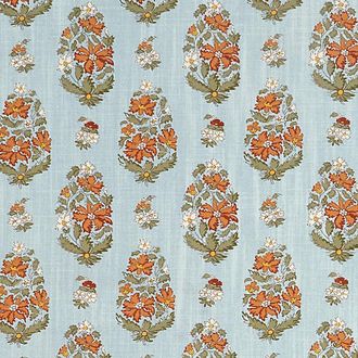 Ballard Designs Beatrice Apricot Fabric by the Yard - Ballard Designs