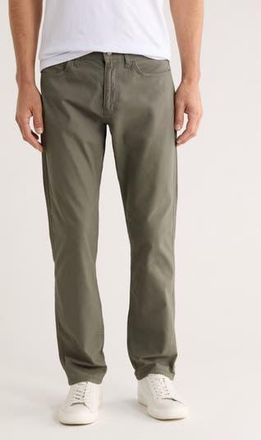 Lucky Brand Cotton Stretch Canvas Pants in Smokey Olive at Nordstrom Rack, Size 28 X 32