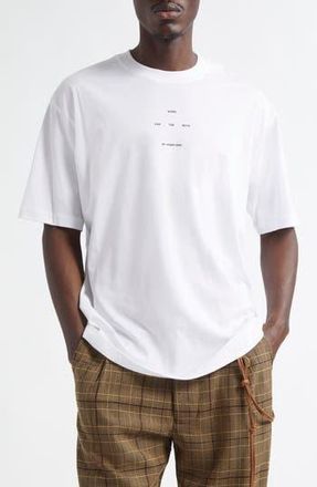 Song for the Mute Oversize Logo Graphic T-Shirt in White at Nordstrom Rack, Size 40 Us / 50 Eu