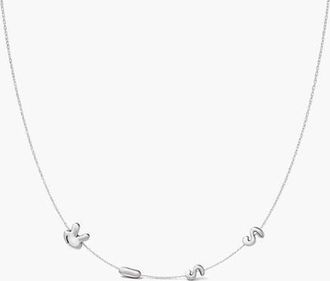 Yoj Kiss Necklace in Silver at Nordstrom