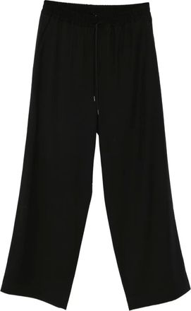 Isabel Benenato Pantaloni con vita elasticizzata - Nero