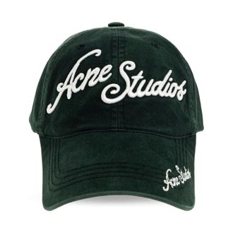Acne Studios unisex, Accessoires, Groen, Maat: ONE Size Katoen