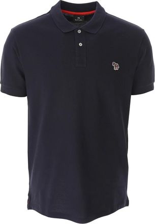 Paul Smith Zebra Logo Polo Shirt - Heren - Polos - Blauw - S - Katoen - Tops