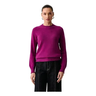 Lacoste 3D Gebreide Wollen Trui - Dames - Truien - Roze - Maat: XS Wol