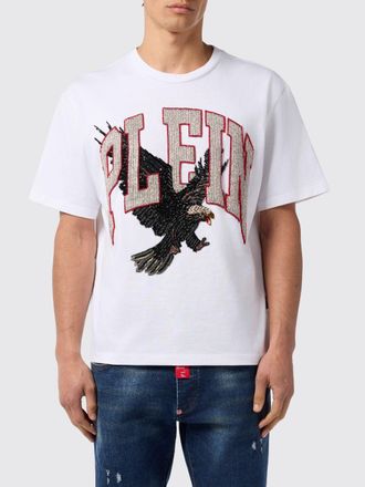 Philipp Plein T-shirt in cotone con logo gioiello